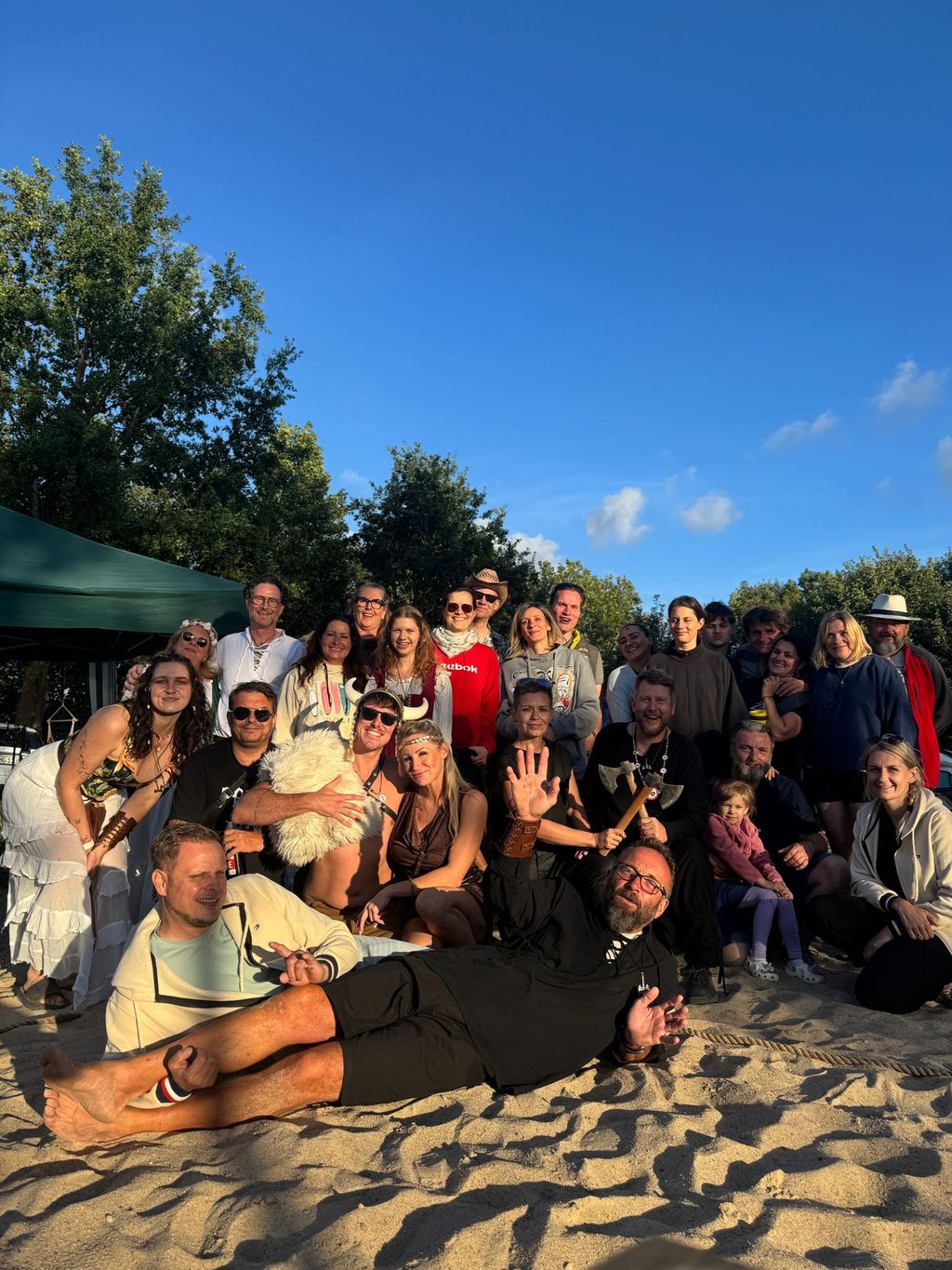 Nature camp in a small village near Hossoland