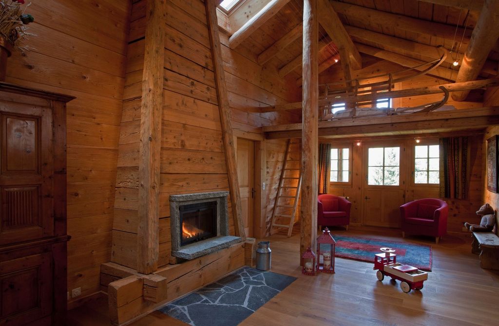 Chalet aislado en los Alpes suizos
