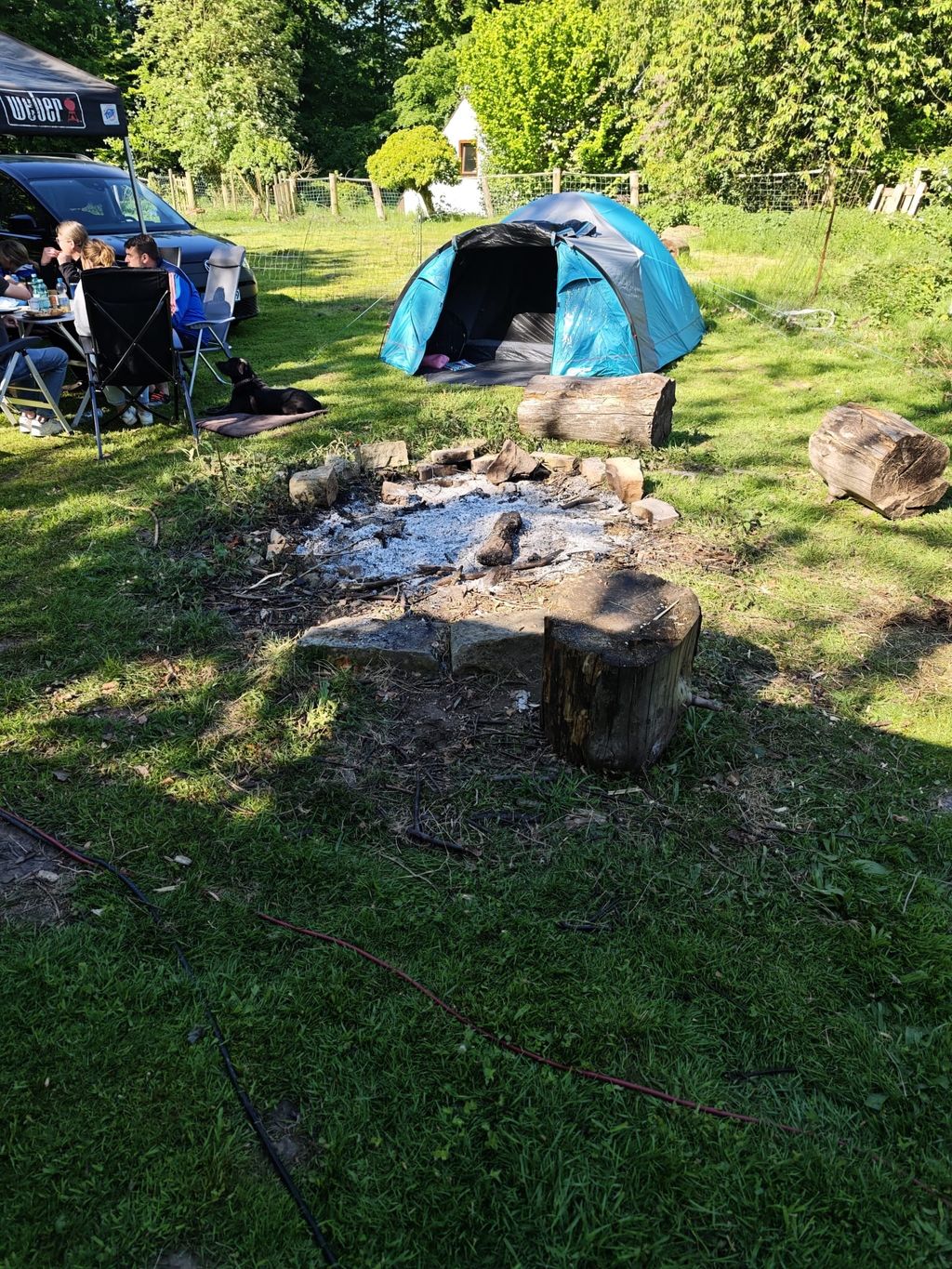 Campeggio privato ai piedi del Buckeberg