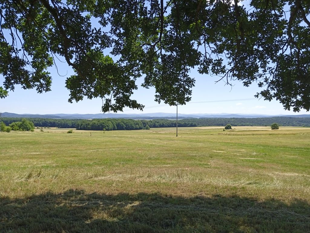 Panorámica del Rhön en una antigua granja de tres lados