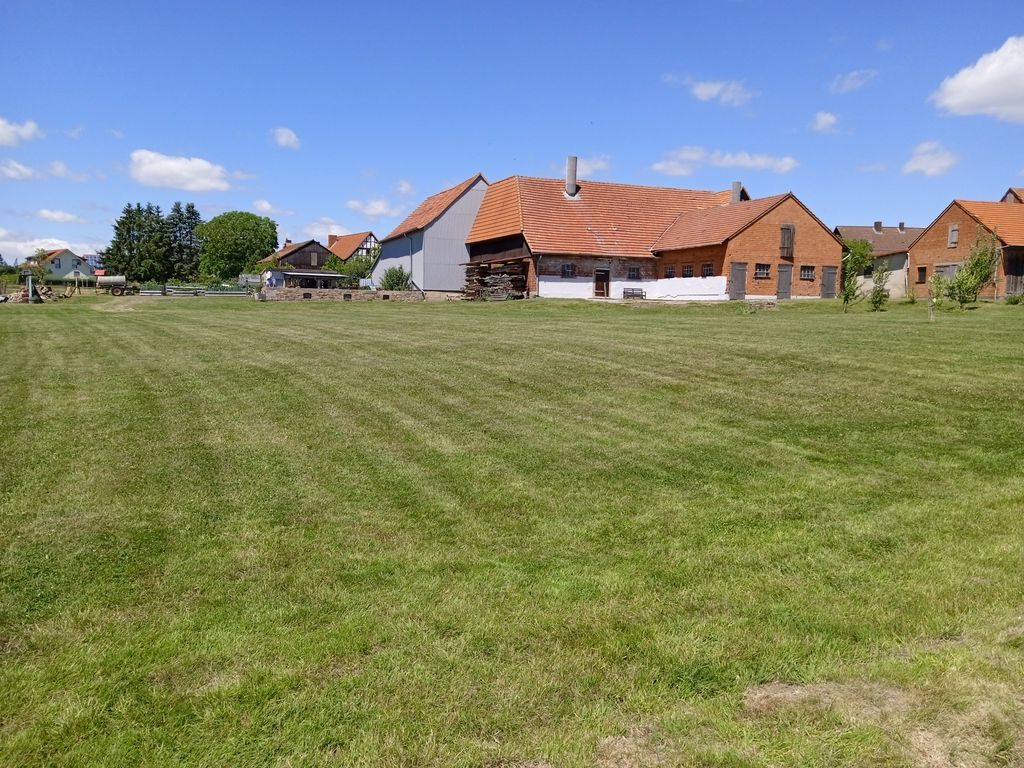 Panorámica del Rhön en una antigua granja de tres lados