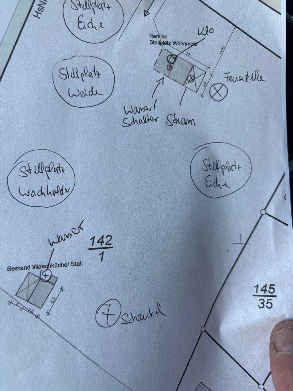 Ferme isolée dans le Wendland : emplacement avec remise privée