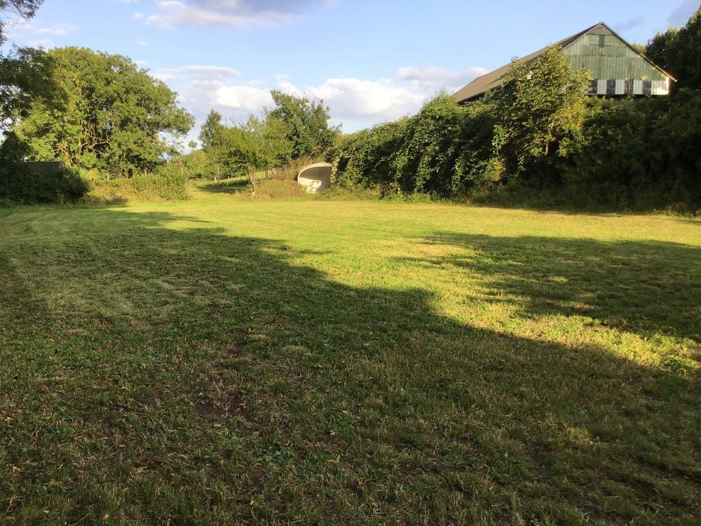 Private pitch on meadow with view of fields