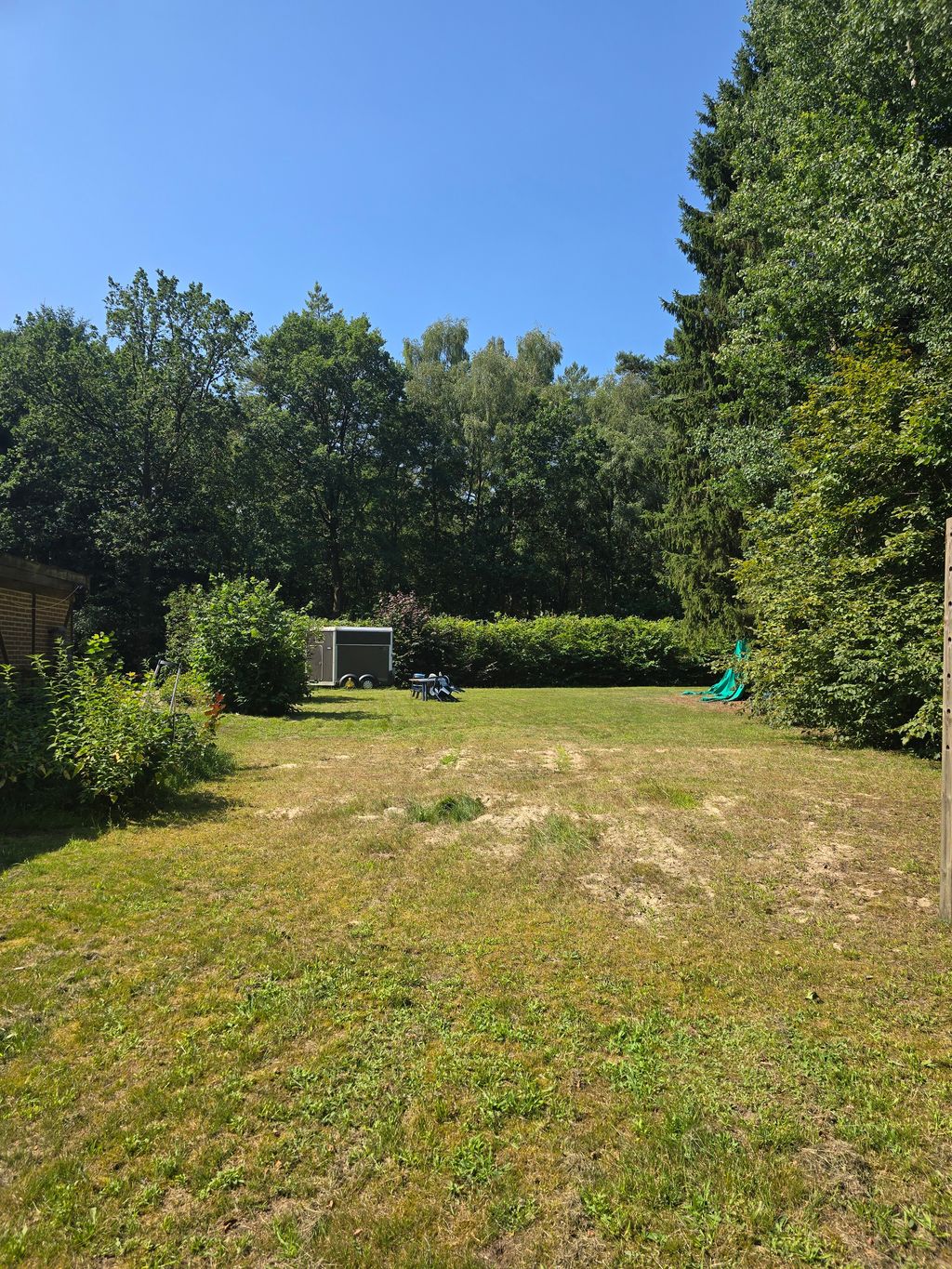 Garden Camp in the Countryside Near the Lüneburg Heath