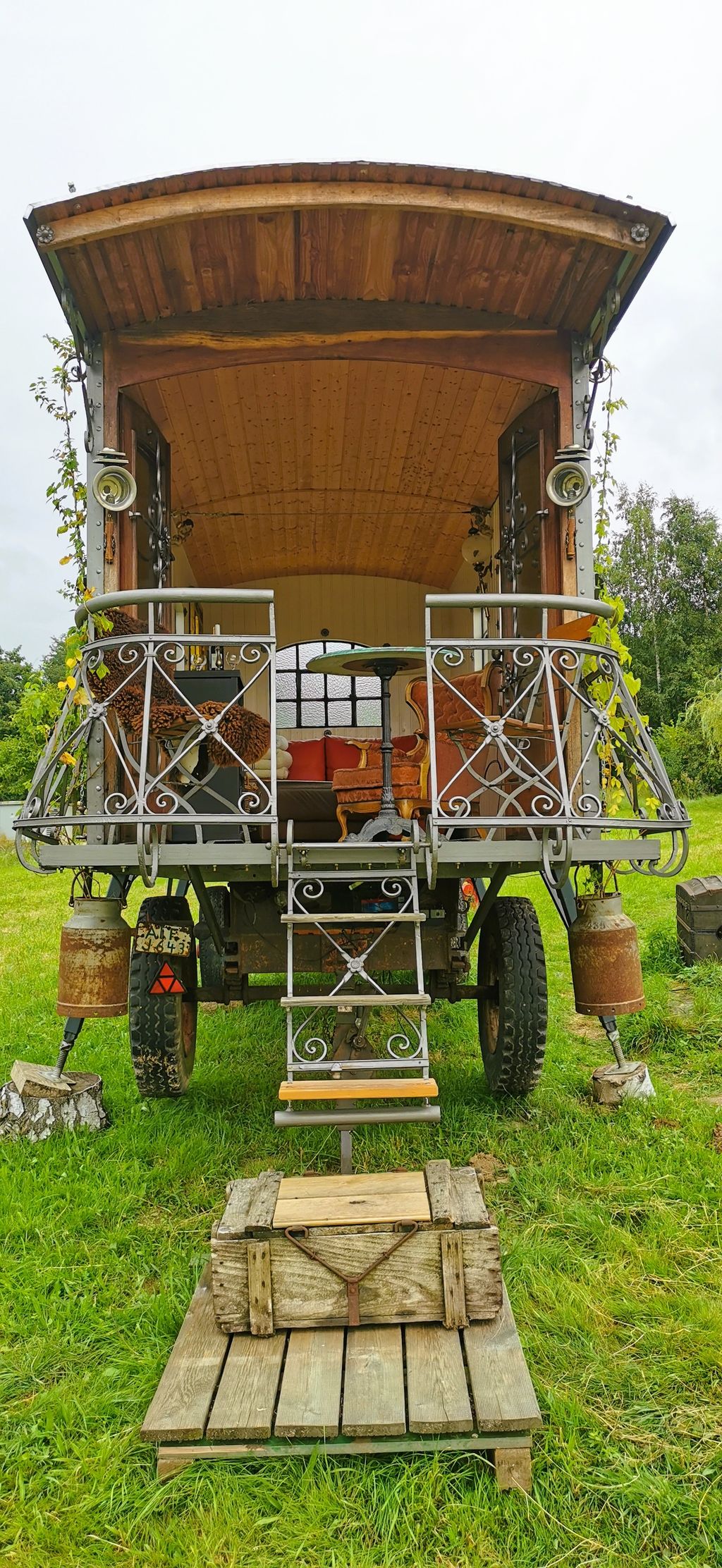 Ithblick-waggon en el Osterwald, Weserbergland