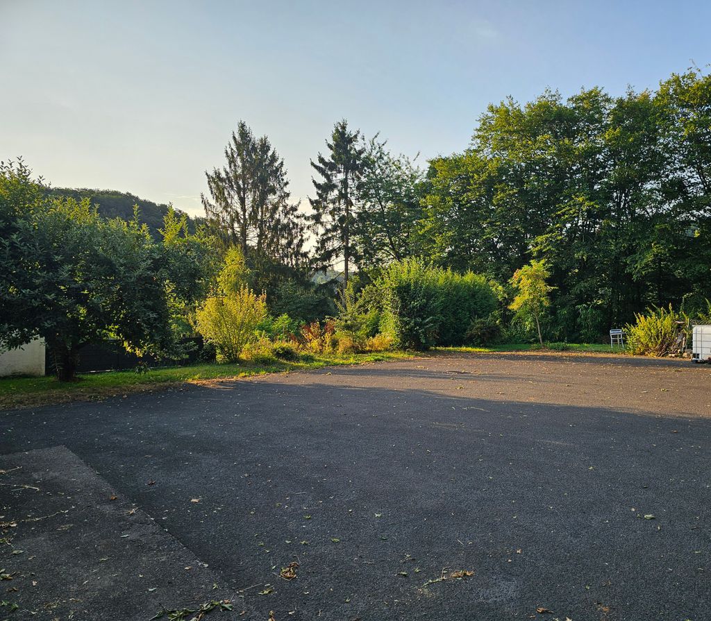 Ruhiger Platz am Haus mit Blick in den Wald