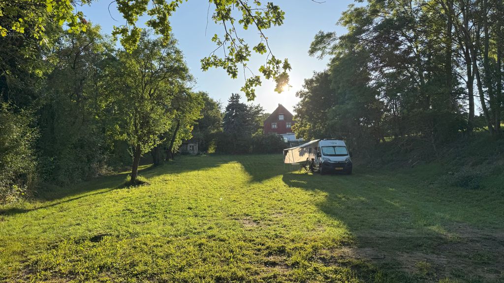 Prairie cachée entre la Saale et les vignobles
