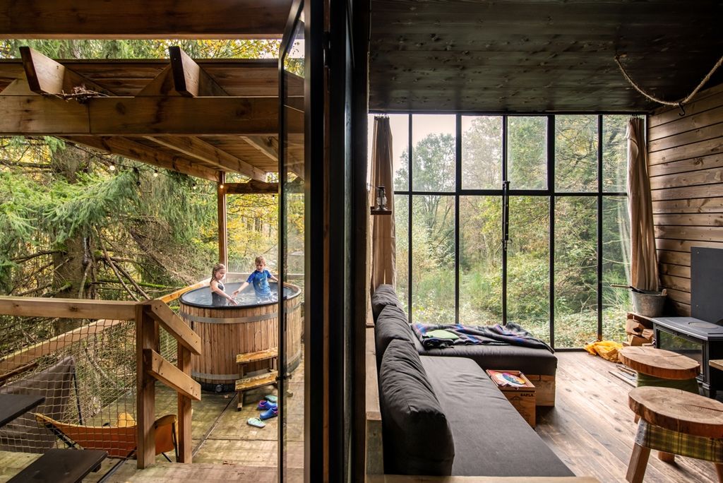 Große Hütte mit Hot Tub & Komfort pur