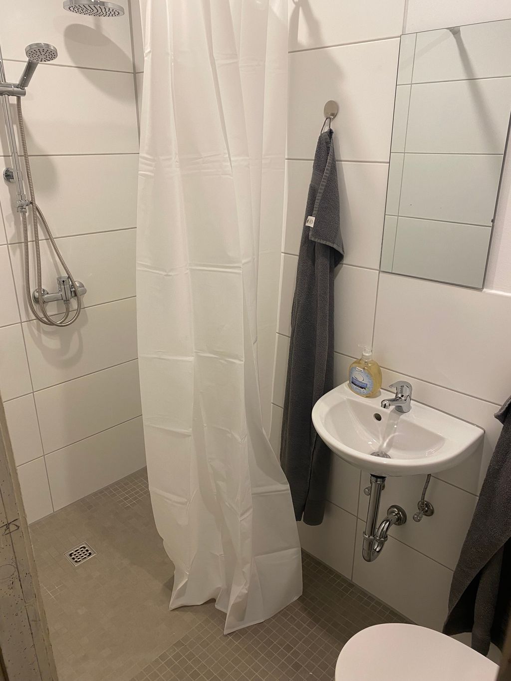 Acampar en un antiguo manzanar