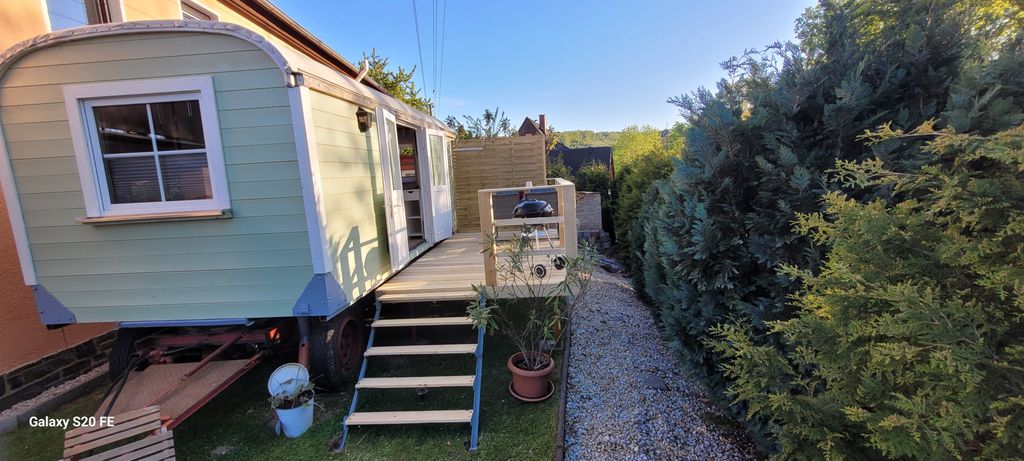 Schlafen im Tiny House Talsperre Pirk im Vogtland