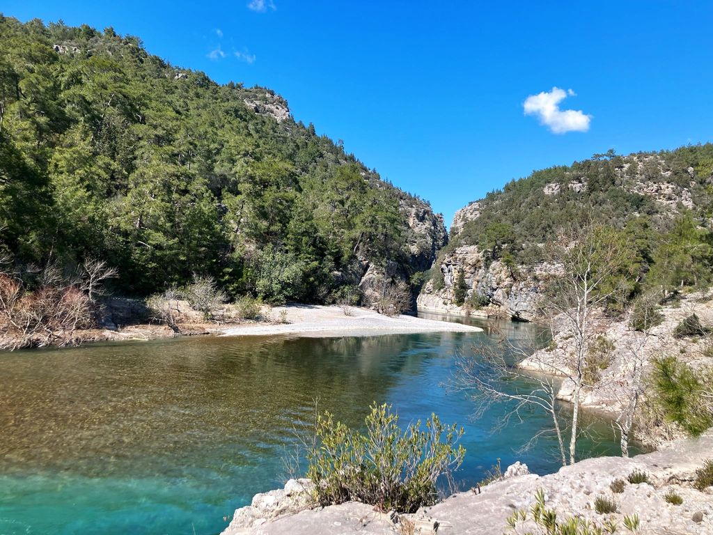 Pitch in the nature reserve - Köprülü Canyon