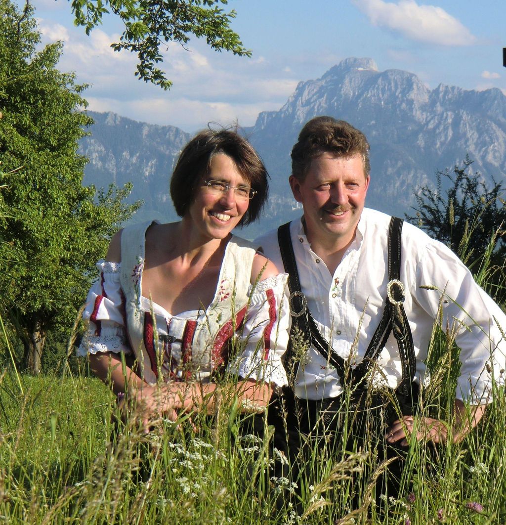 Vista del hermoso Allgäu