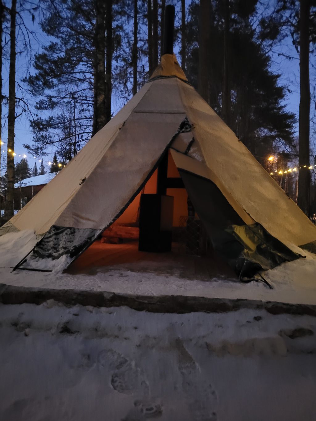 Glamping Abenteuer in schwedisch Lappland 