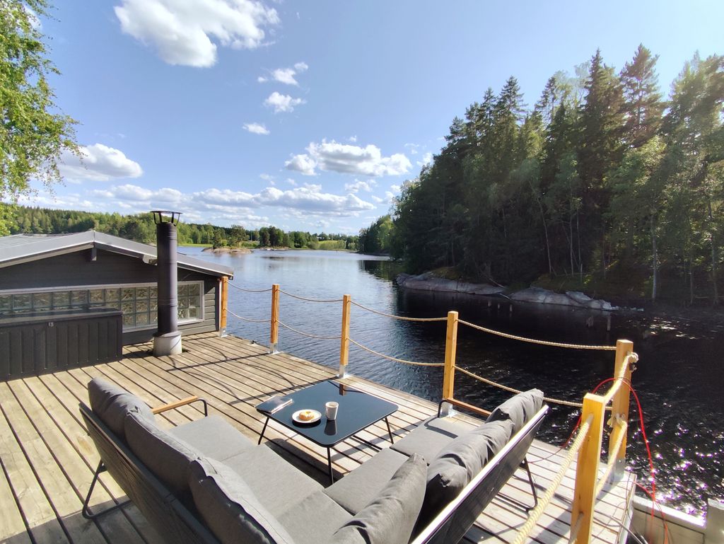 Hausboot Ferienhaus Schweden Töcksfors Dalsland 