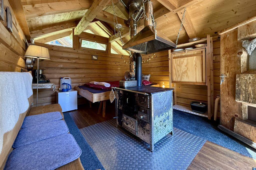 Romantikhütte *Zweisamkeit *Bettwä *Holz *Handtü