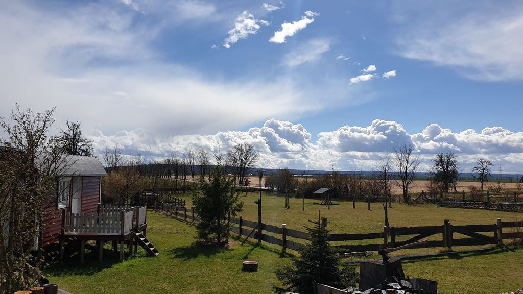 Stellplatz auf der Wiese mit Brockenblick 