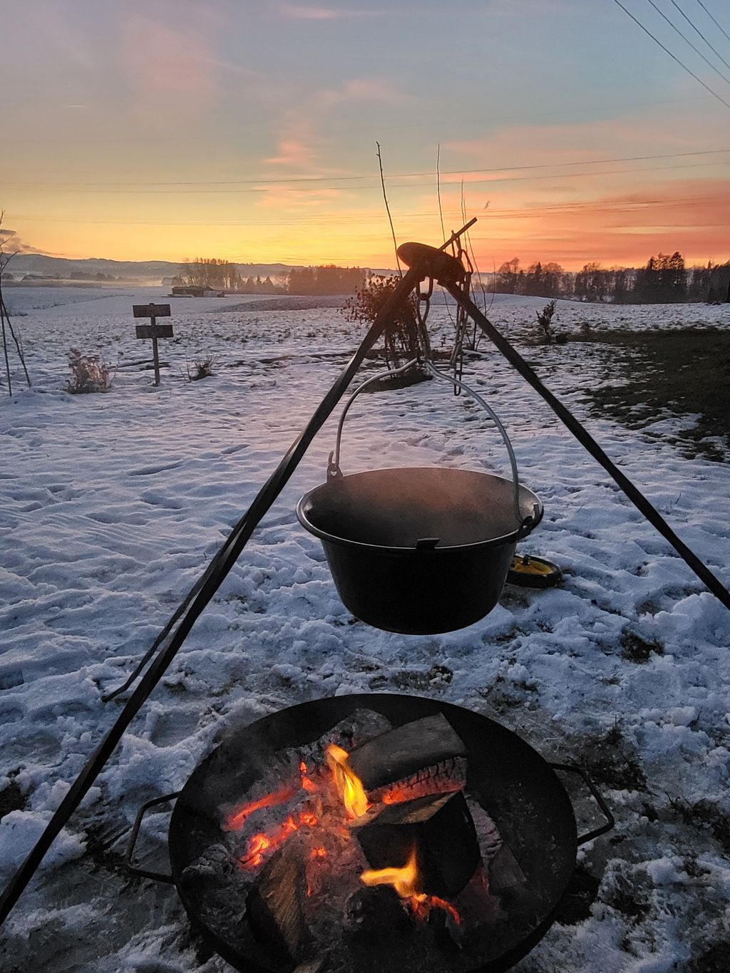 Naturcamping im Allgäu mit Bergblick
