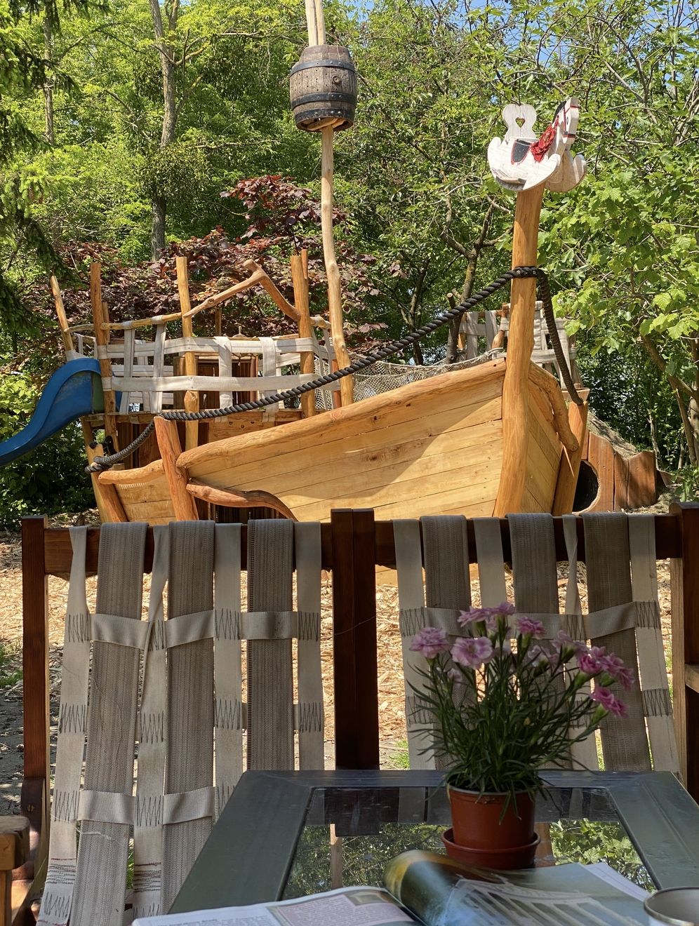 Camping an der Donau in Ungarn 