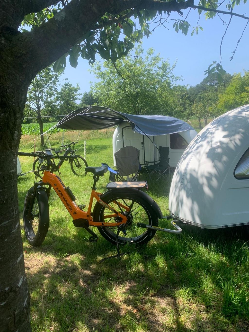 Acampar en la frontera verde en el Komiesenpatt