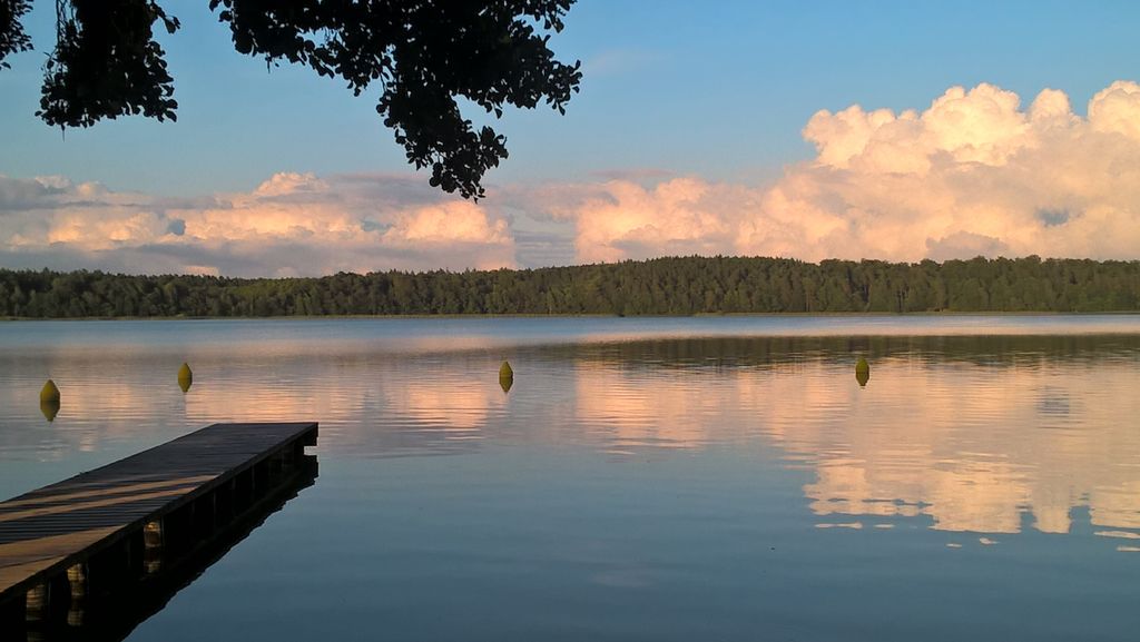 Vacaciones en el campo en una casita en la región de los lagos