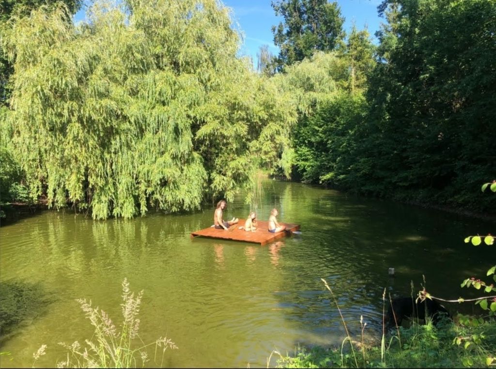 Natur Camping am Weiher: Alleinlage am Lech