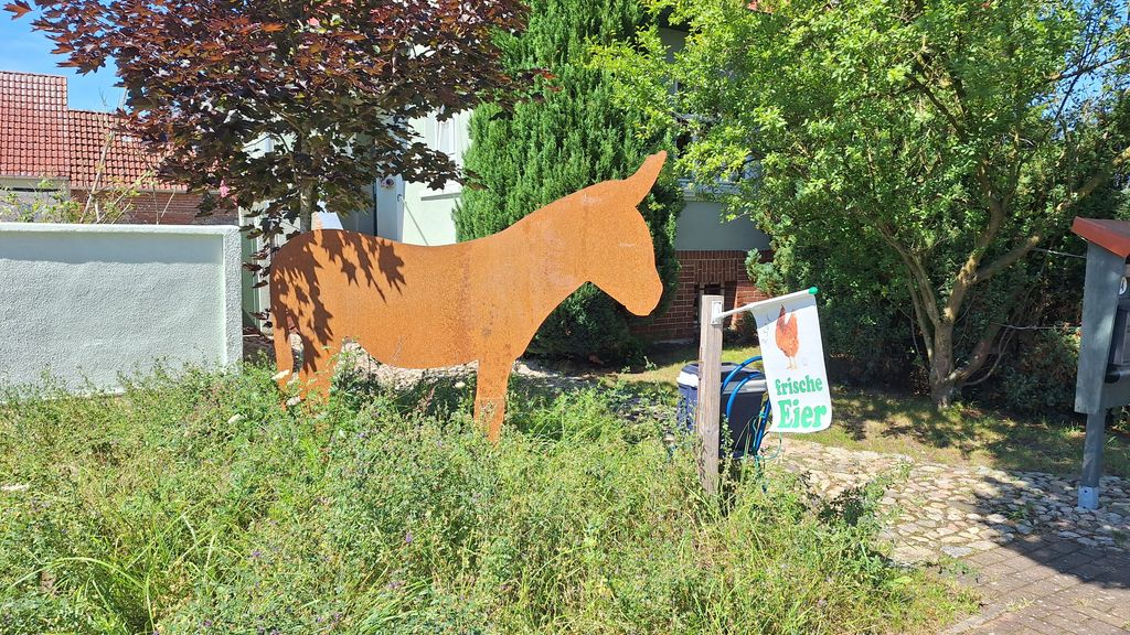 Une tiny-house "ab-hang" à la campagne, à côté d'animaux