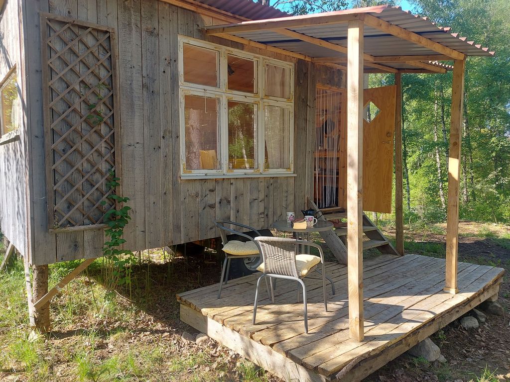 Tiny-House maison de vacances / Uggla Suède lac dans la forêt