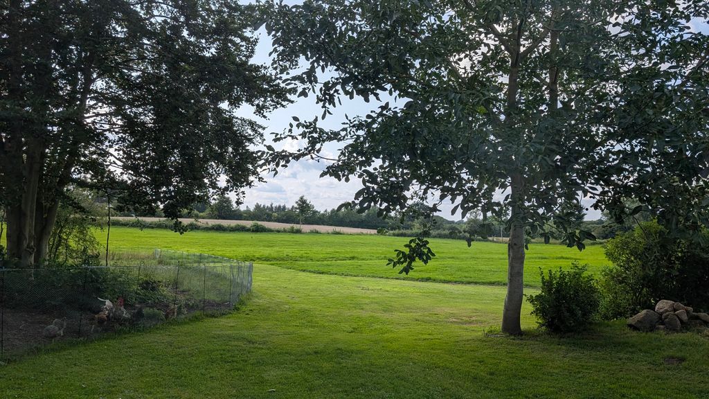 Idyllic place on the farm at the Baltic Sea