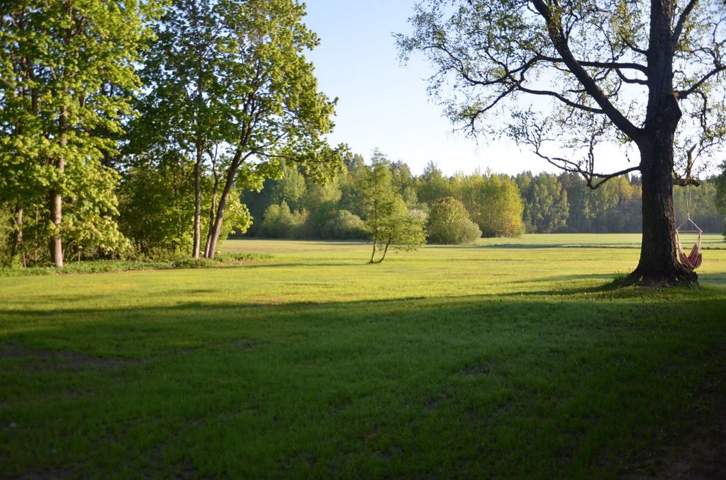 Historischer Hof in Estland: Campen mit Weite