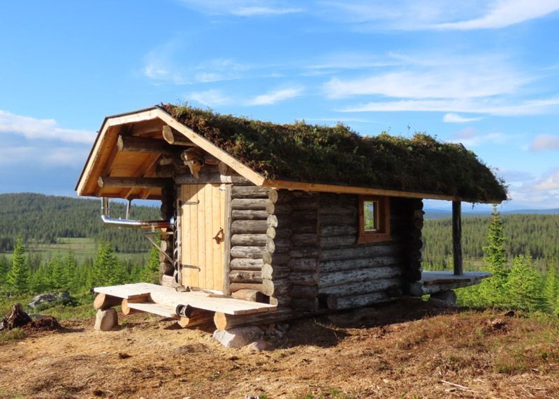 urige Blockhütte "Mad Muskox" - Grenze zur Wildnis