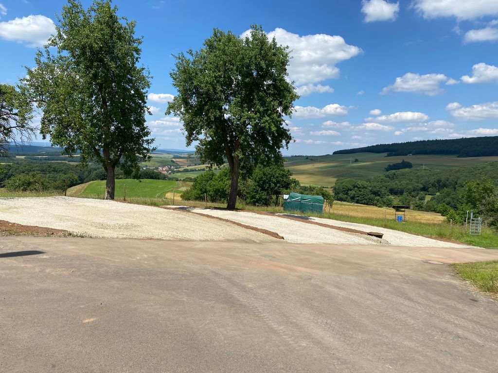 Camping in the Palatinate with fantastic views