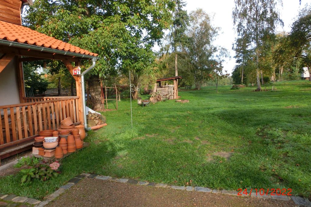 Camping hinterm Fachwerkhaus, nördliches Wendland 