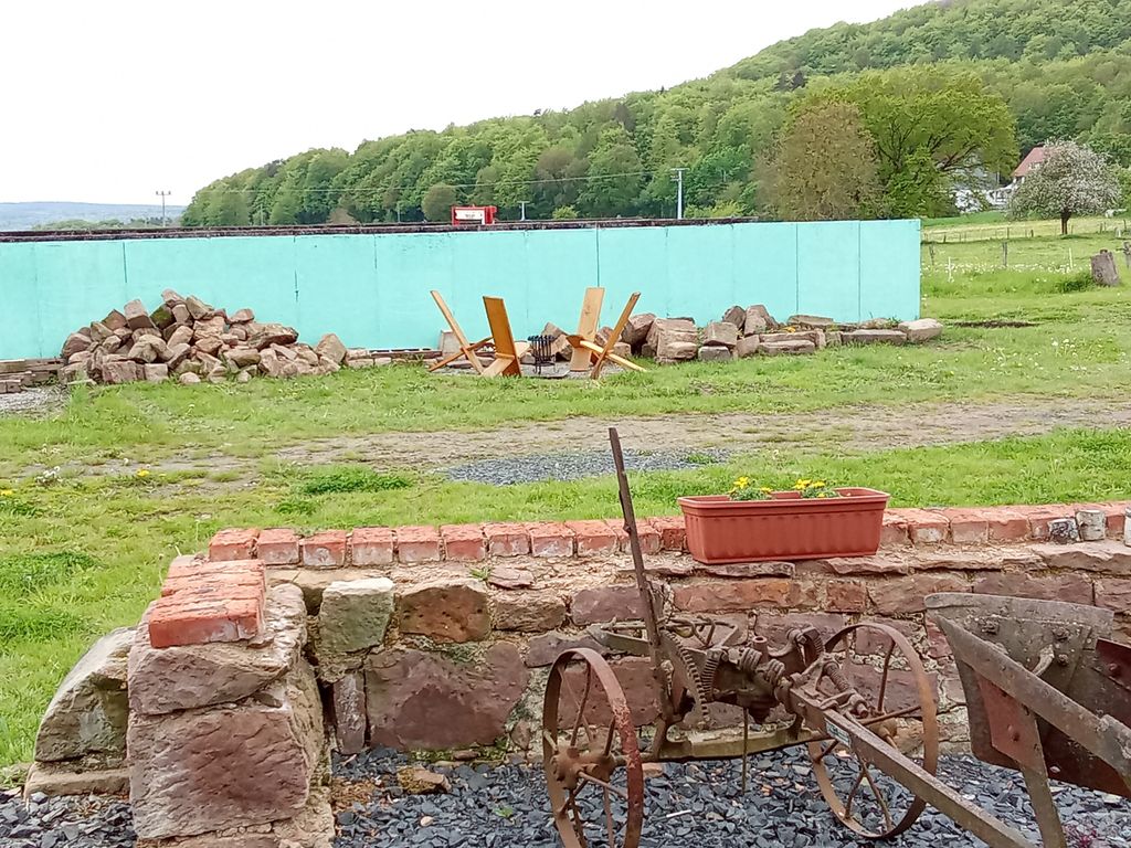 Panorámica del Rhön en una antigua granja de tres lados