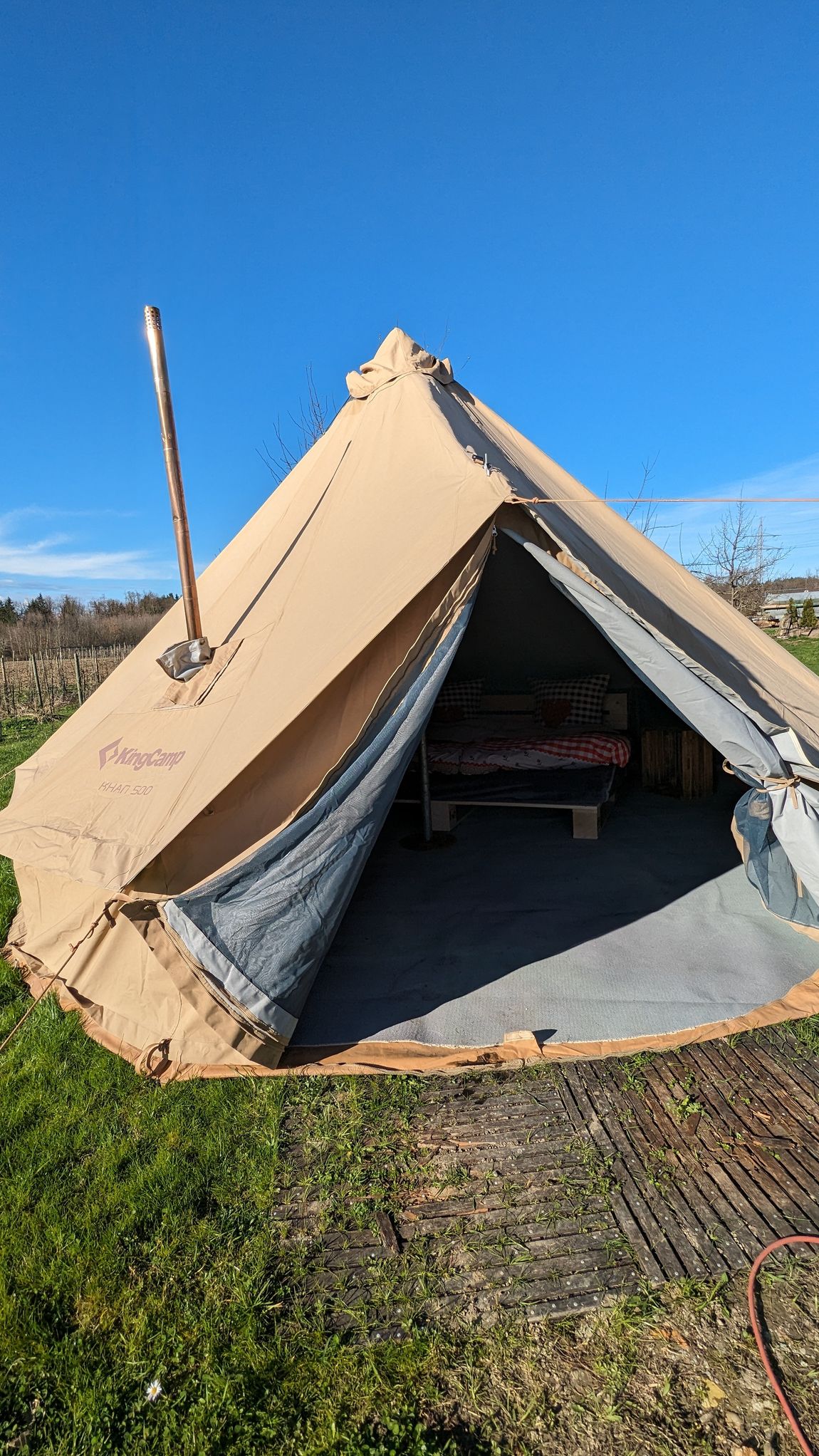 Romantik-Zelt am Obstgarten nahe des Bodensees