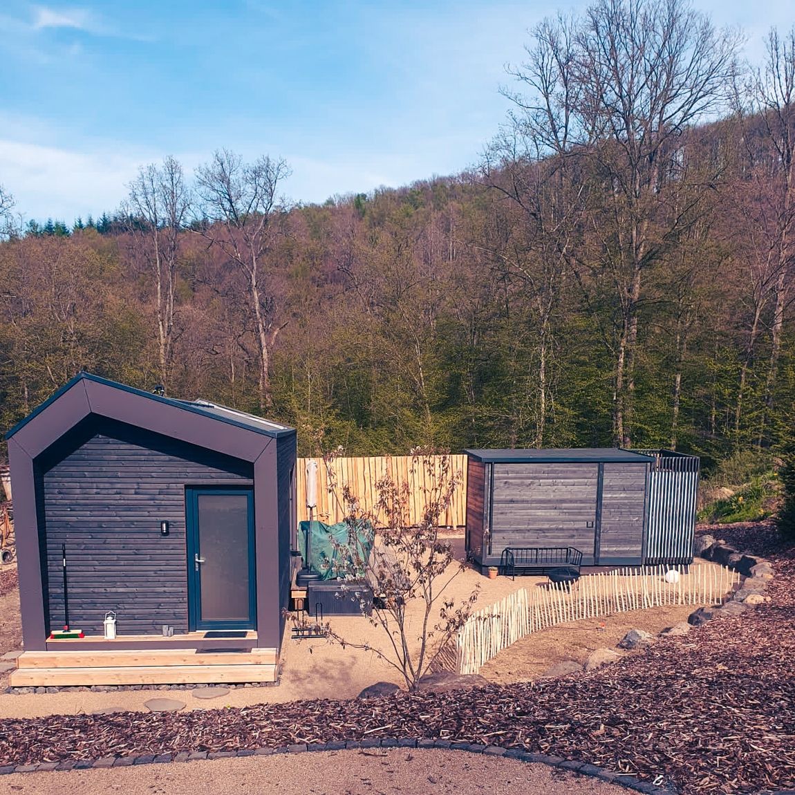 CabinWesterwald at the edge of the forest | sauna can be booked additionally