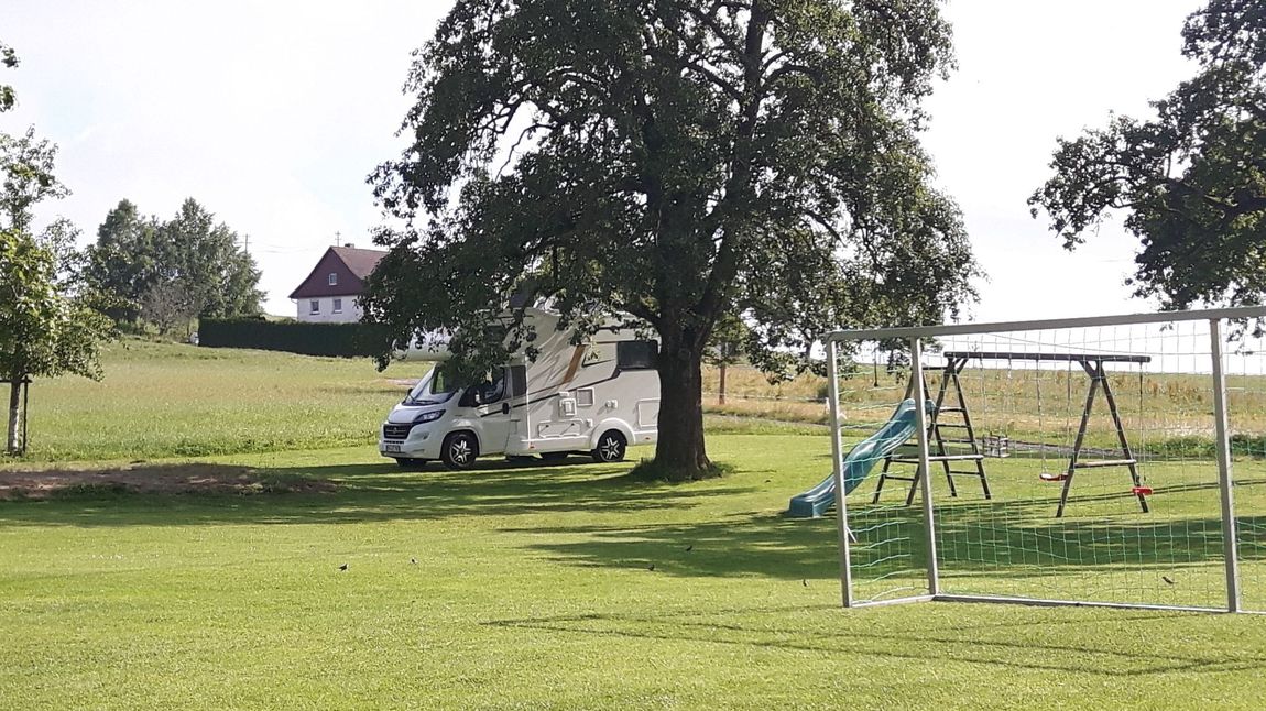 Camping at the vacation farm in the hinterland of Lake Constance