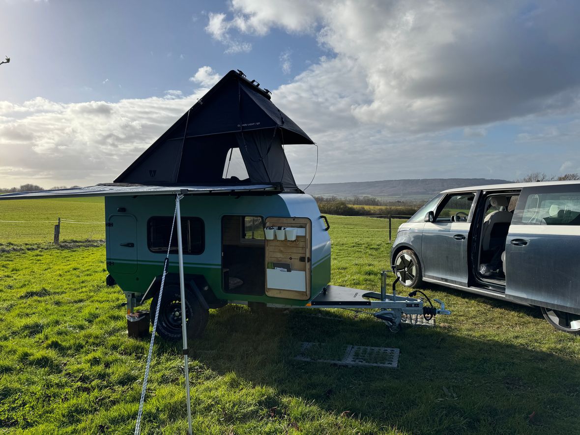 Mini-Wohnwagen