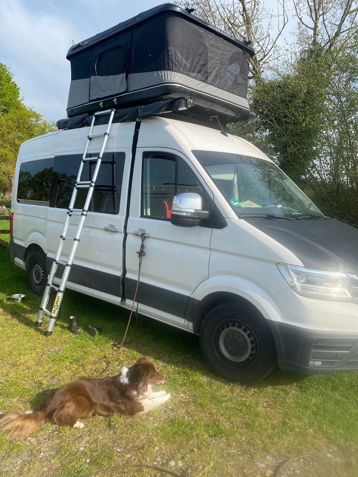 Crafter mit Dachzelt