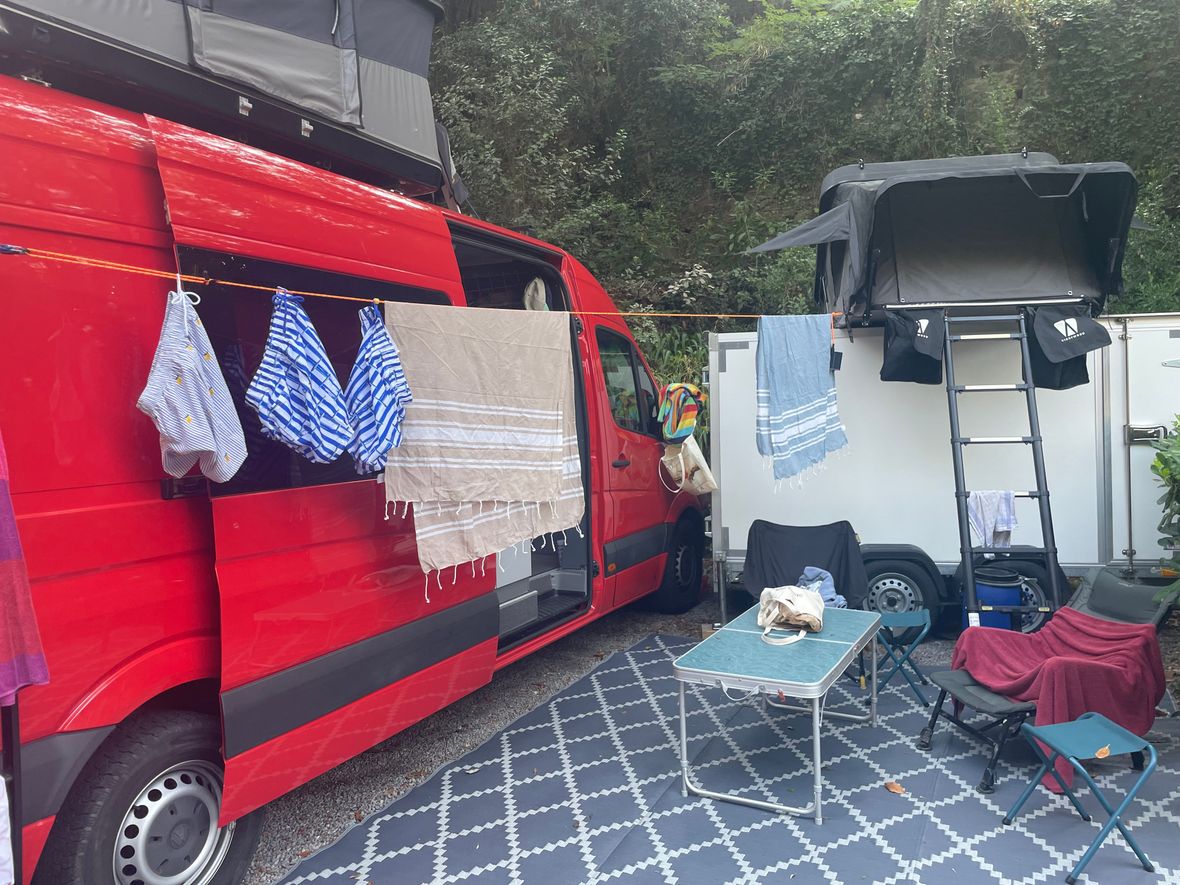 Camper wird trailer