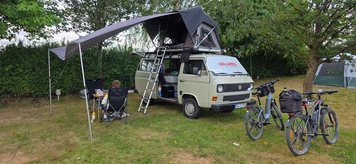VW T3 mit Dachzelt
