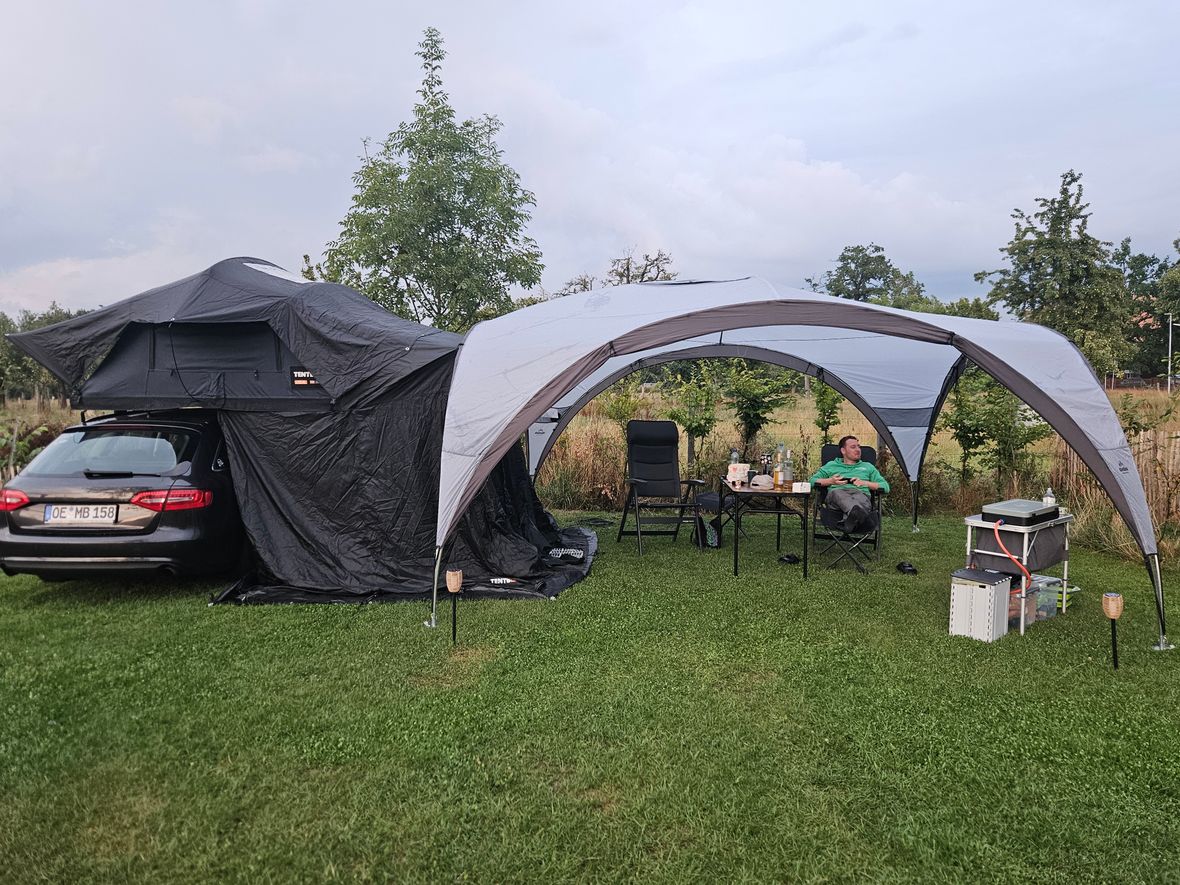 Dachzelt mit Pavillon