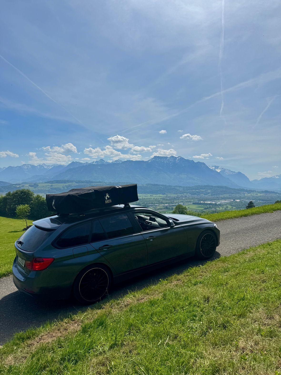 Unser BMW mit Dachzelt