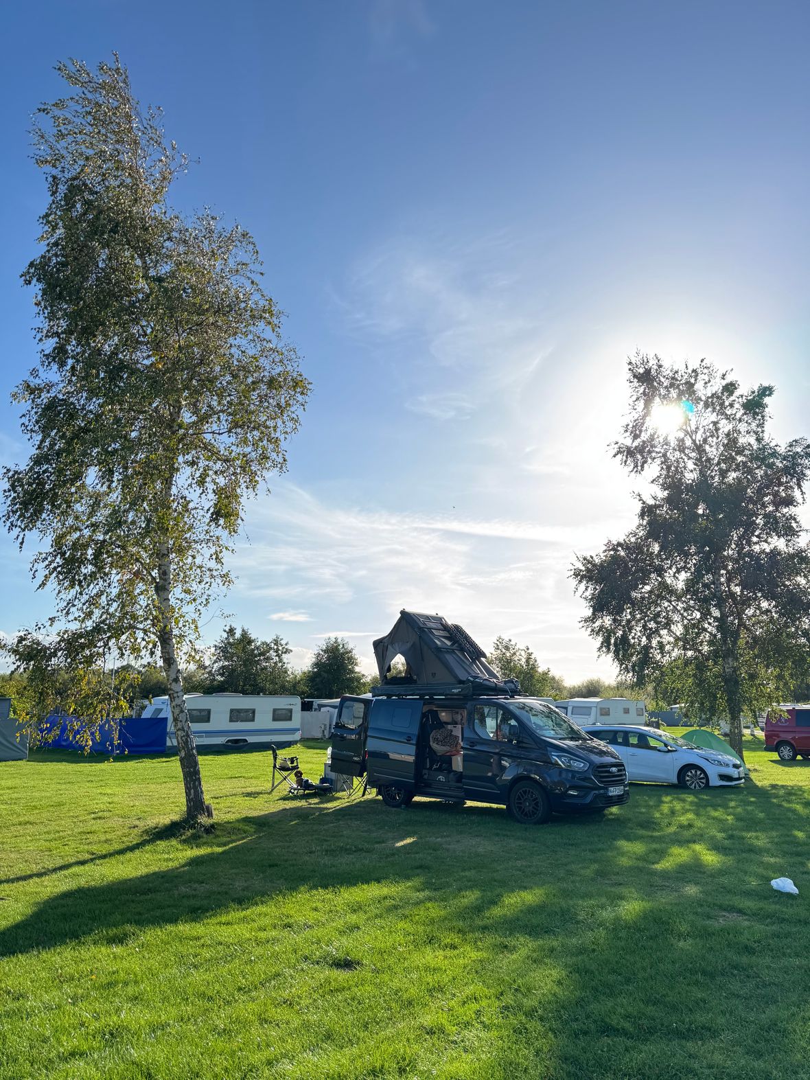 Ford Transit Custom mit Dachzelt