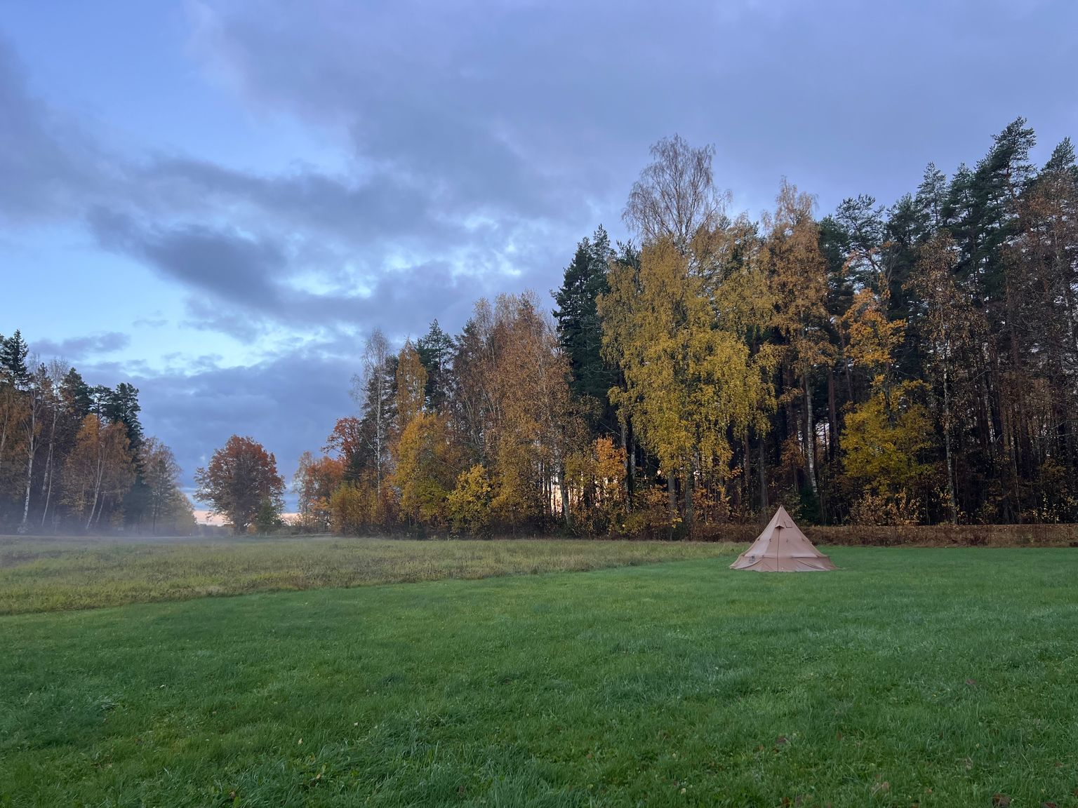 Unsere ebene Campingfläche