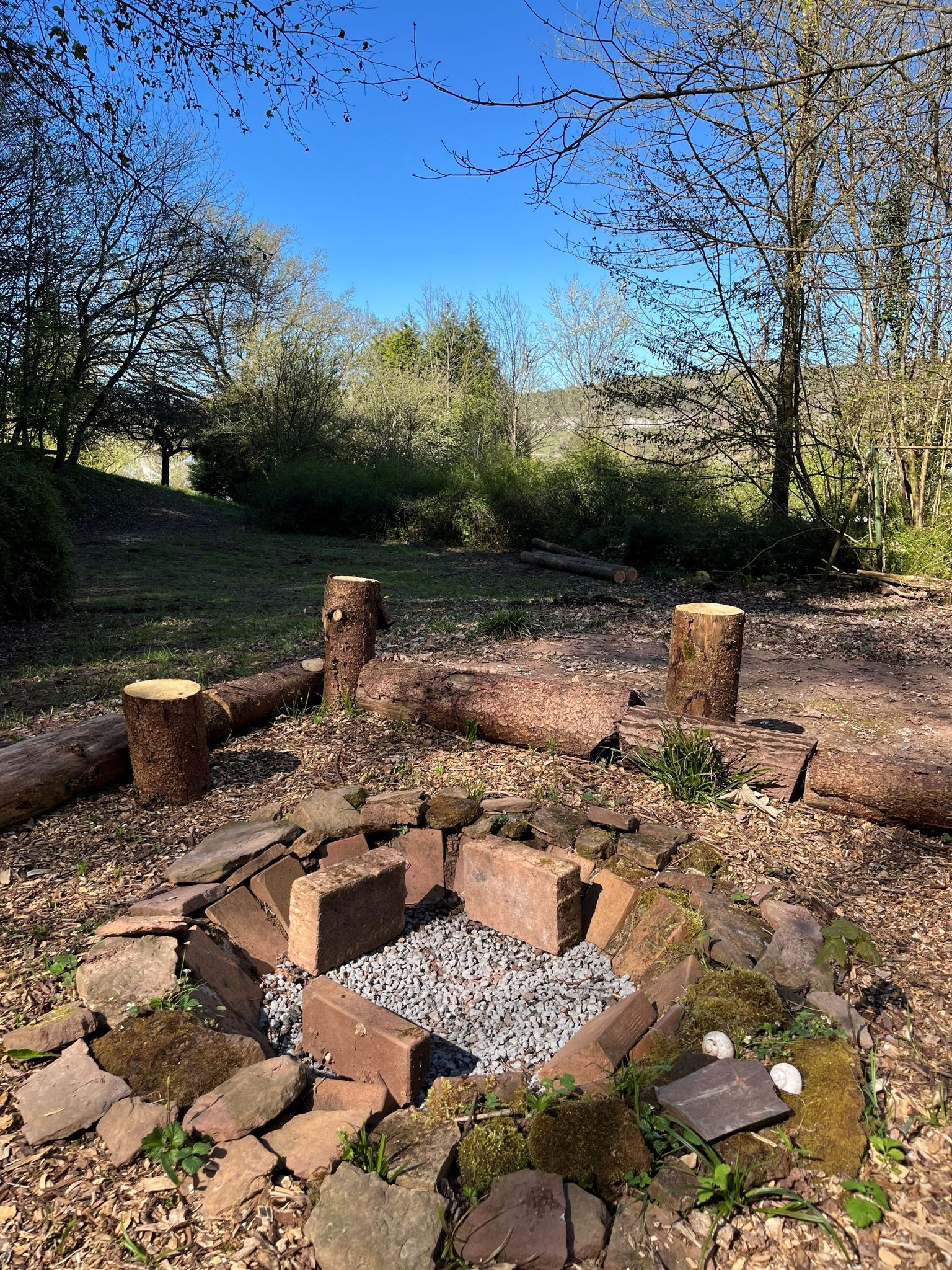 Fire pit – view of the meadow