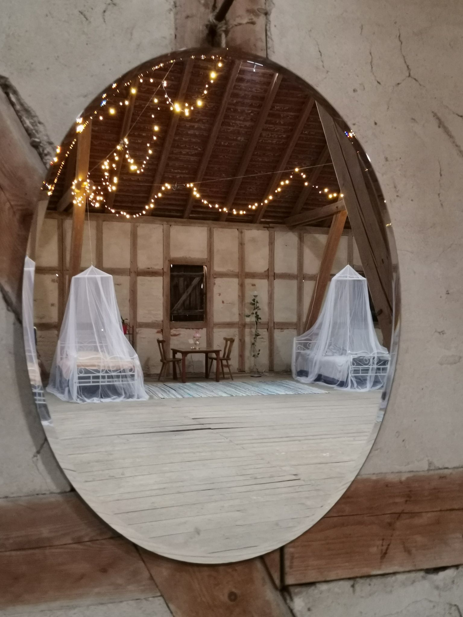 Fachwerkscheune mit Romantikflair