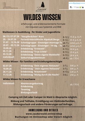 02.07.2026 Erlebnistag im Zauberwald 