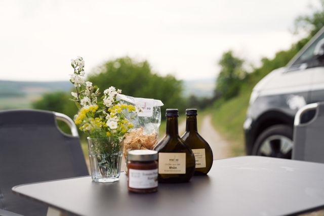 Vanlife Weinprobe