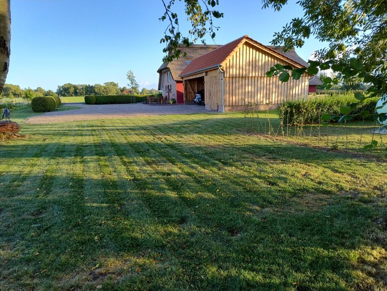 View of the house from the parking spot
