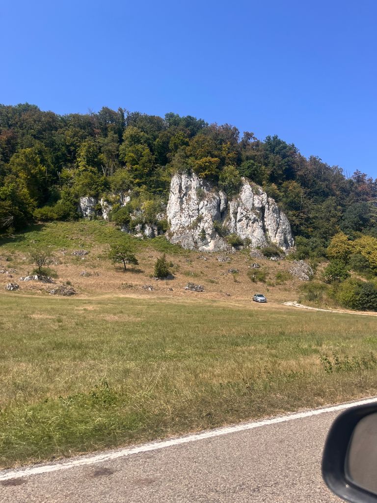 Felswand in der Nähe